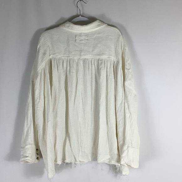 💲final! Free People "We the Free" Cardiff Button Up Shirt - Picture 5 of 6